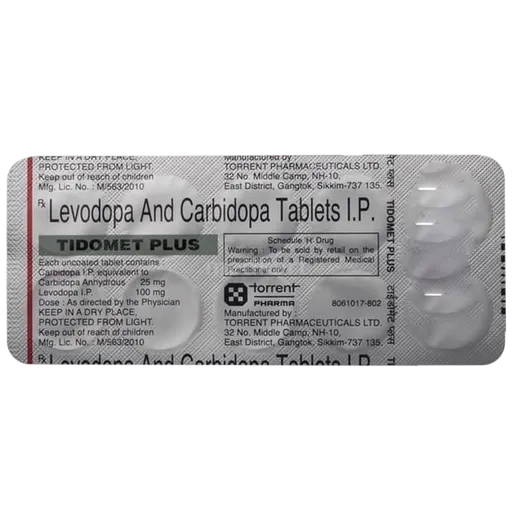 tidomet plus tablet 10's